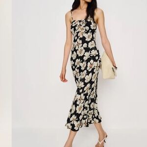 Reformation Zia Dress Oriole - Size S